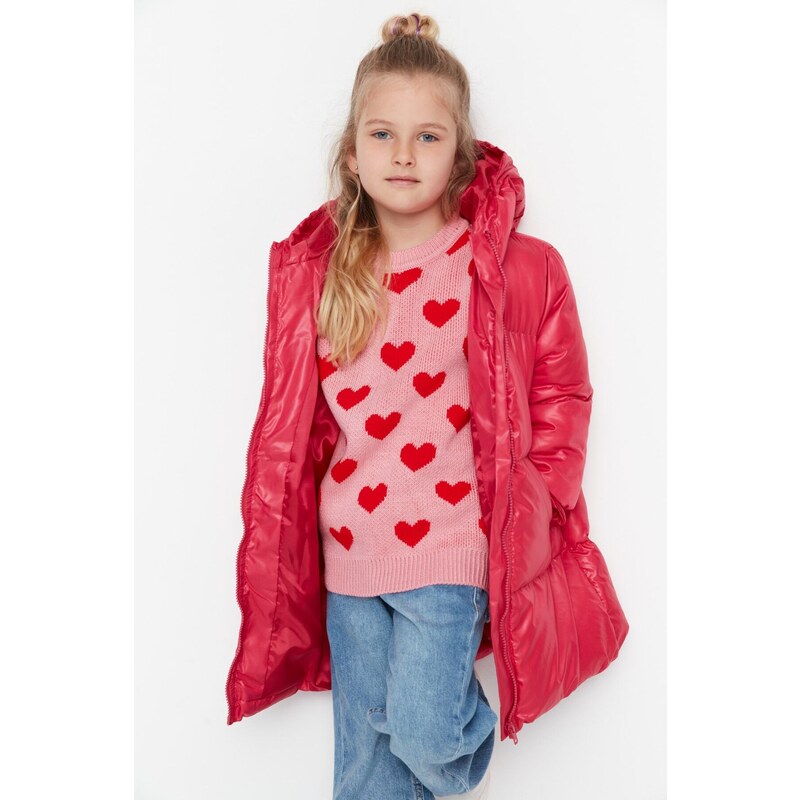 Trendyol Pink Inflatable Girls' Jacket