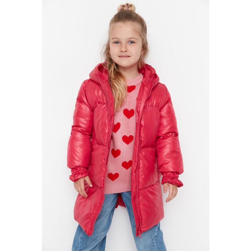 Trendyol Pink Inflatable Girls' Jacket