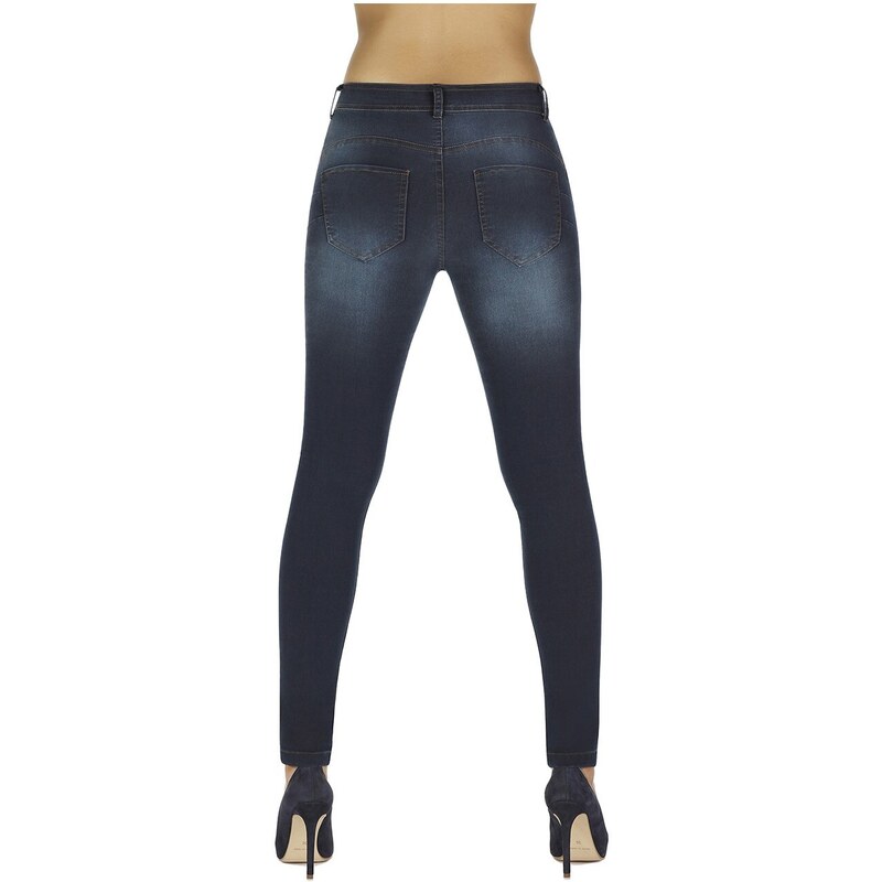 Bas Bleu Women's pants TIMEA jeans modeling buttocks shaded