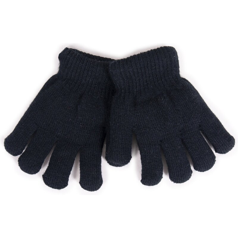 Yoclub Kids's Boys' Five-Finger Double-Layer Gloves RED-0104C-AA50-001