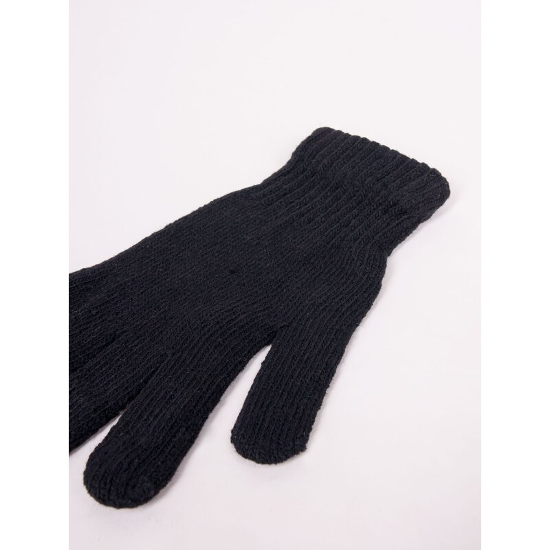 Yoclub Kids's Knitted Full Fingers Winter Glove R-102/5P/MAN/001