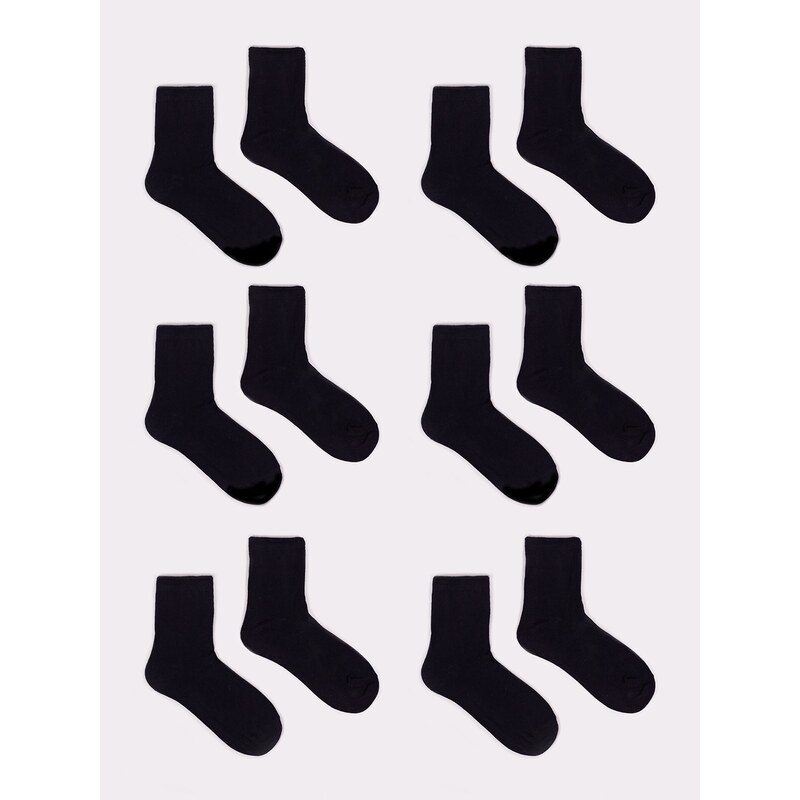 Yoclub Kids's Plain Socks 6-Pack SKA-0057C-3400-002