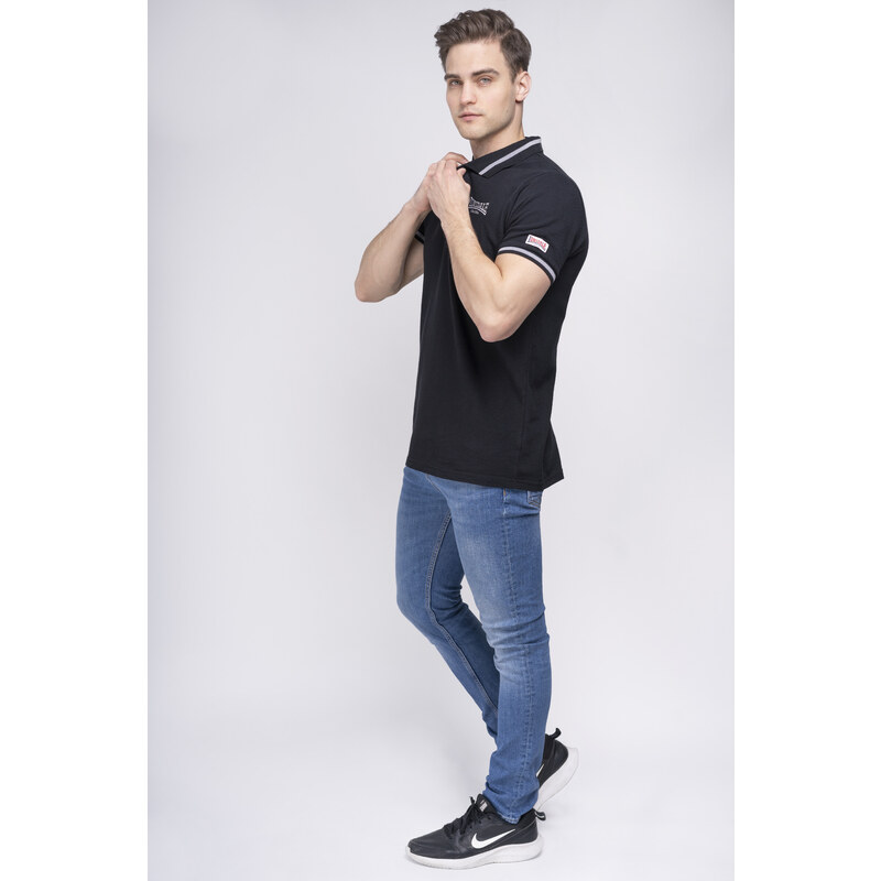 Pánské polo Lonsdale 113923-Black