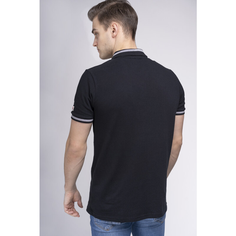 Pánské polo Lonsdale 113923-Black