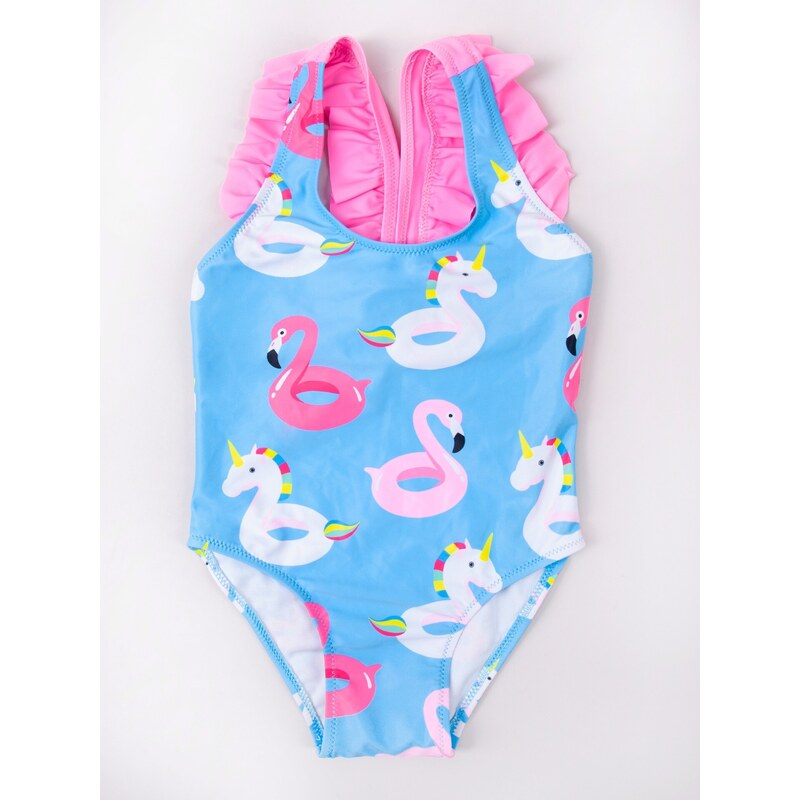 Yoclub Kidss Girls One Piece Swimming Costume LKJ-0028G-A100