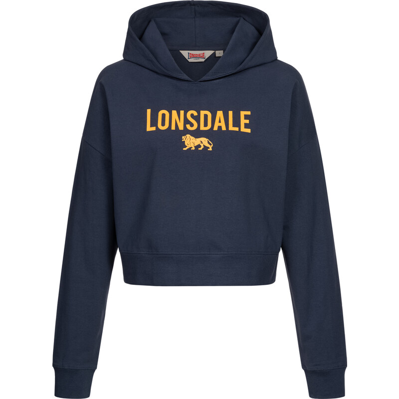 Lonsdale Women's hooded sweatshirt cropped oversized