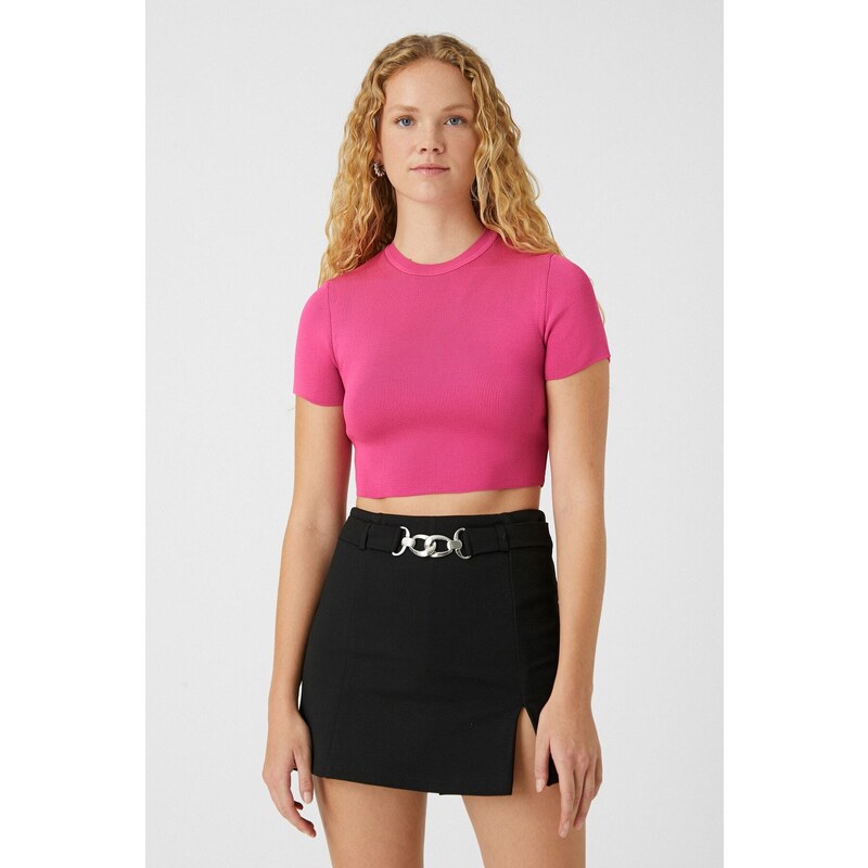 Koton Sweater - Pink - Fitted