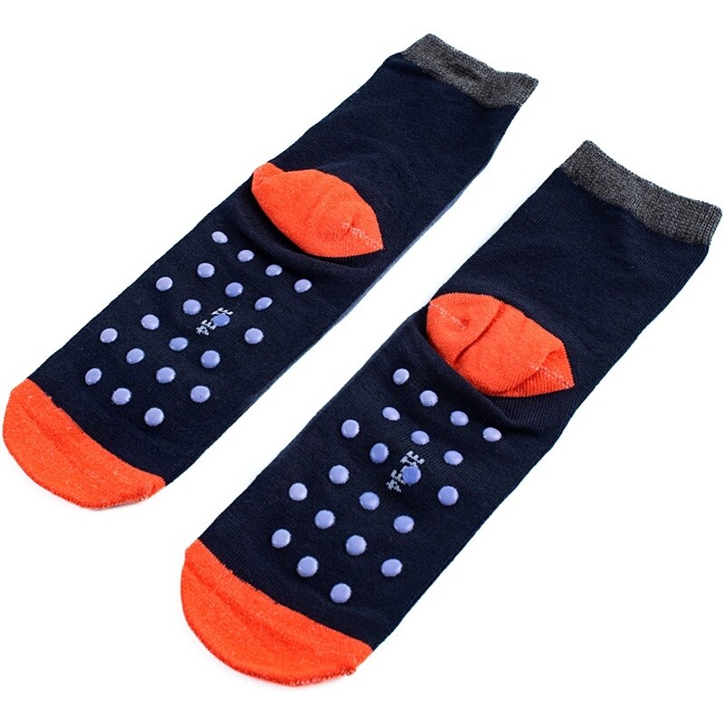 Boys' socks Shelvt navy blue monster