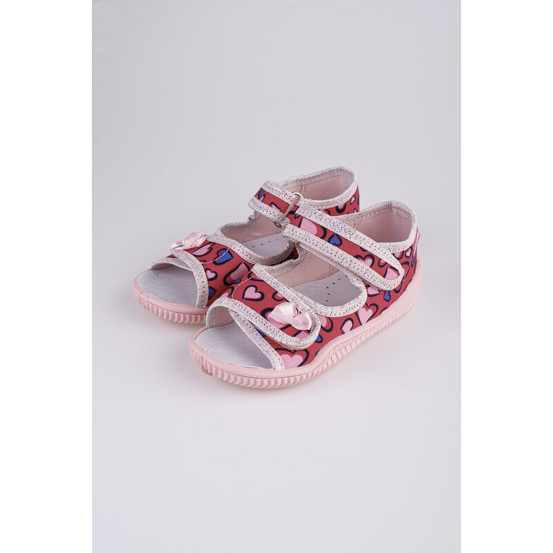 Girls' slippers Viggami Ania hearts