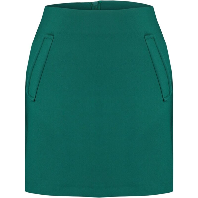 Trendyol Green Woven Skirt With Pocket