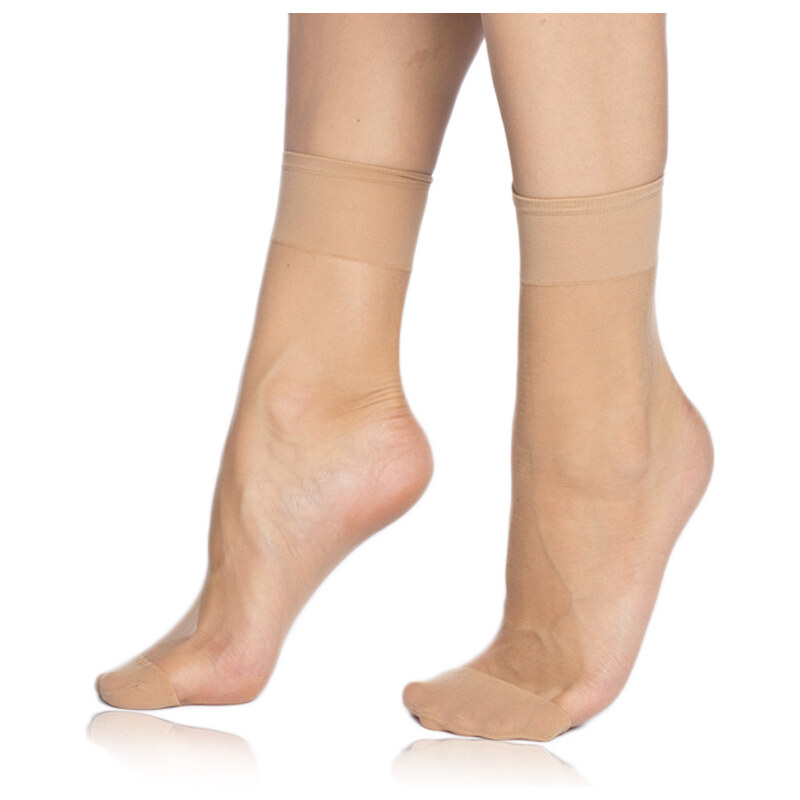 Bellinda FLY SOCKS 15 DEN - Womens nylon socks - almond 69547718