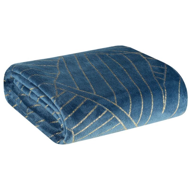 Eurofirany Unisex's Blanket 392026 Navy Blue