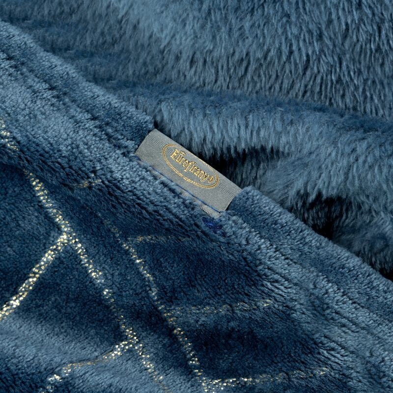 Eurofirany Unisex's Blanket 392026 Navy Blue
