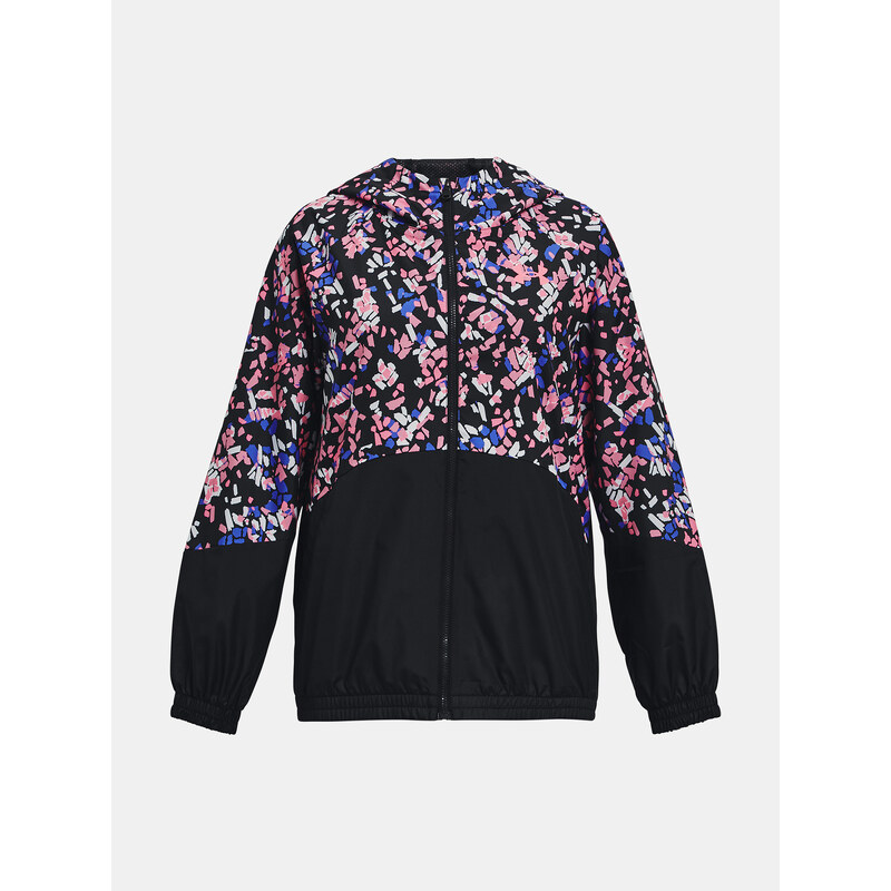 Under Armour Bunda Woven FZ Jacket-BLK - Holky