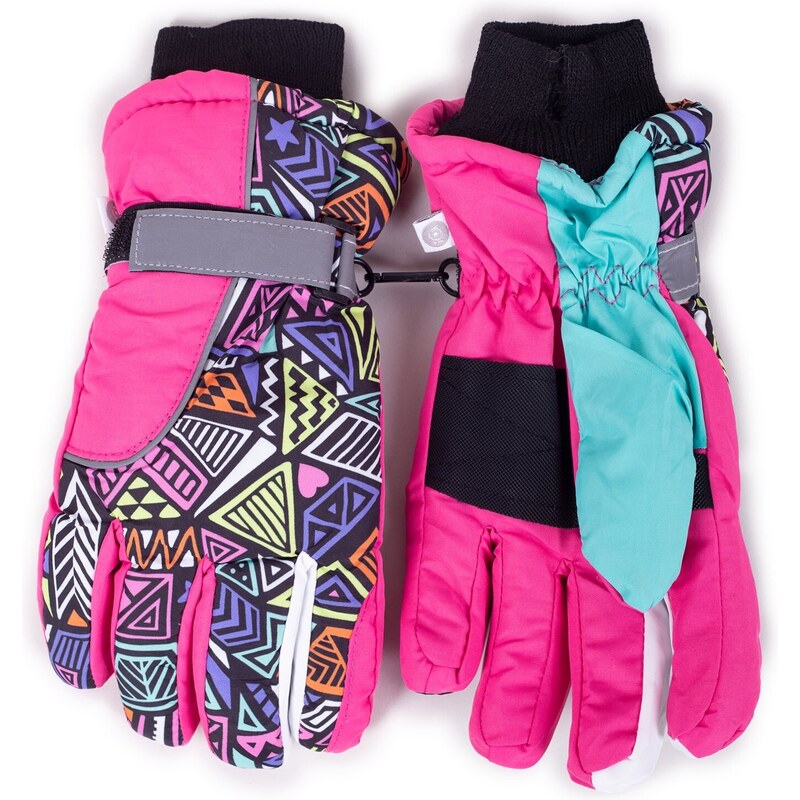 Rukavice Yoclub YC_Children's_Winter_Ski_Gloves_REN-0247G-A150_Multicolour