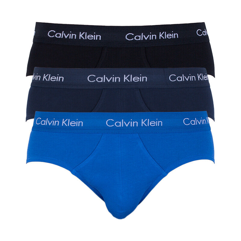 3PACK pánské slipy Calvin Klein vícebarevné