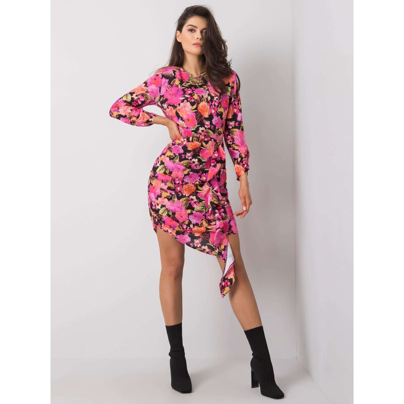 Fashionhunters Růžové koktejlové šaty Pescara RUE PARIS 107047853