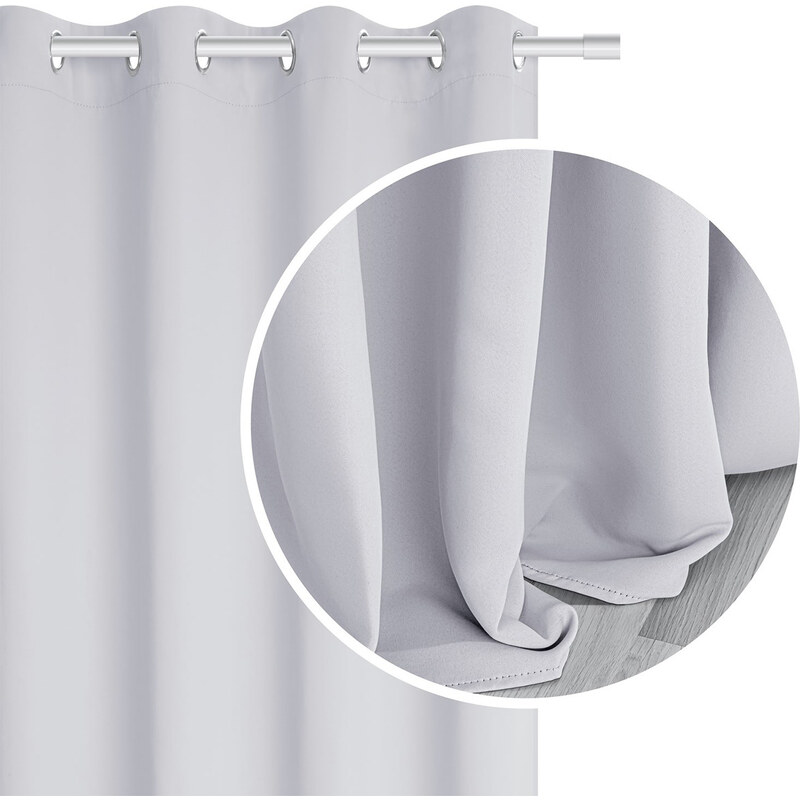 Edoti Blackout Hold curtain 140x250 A489