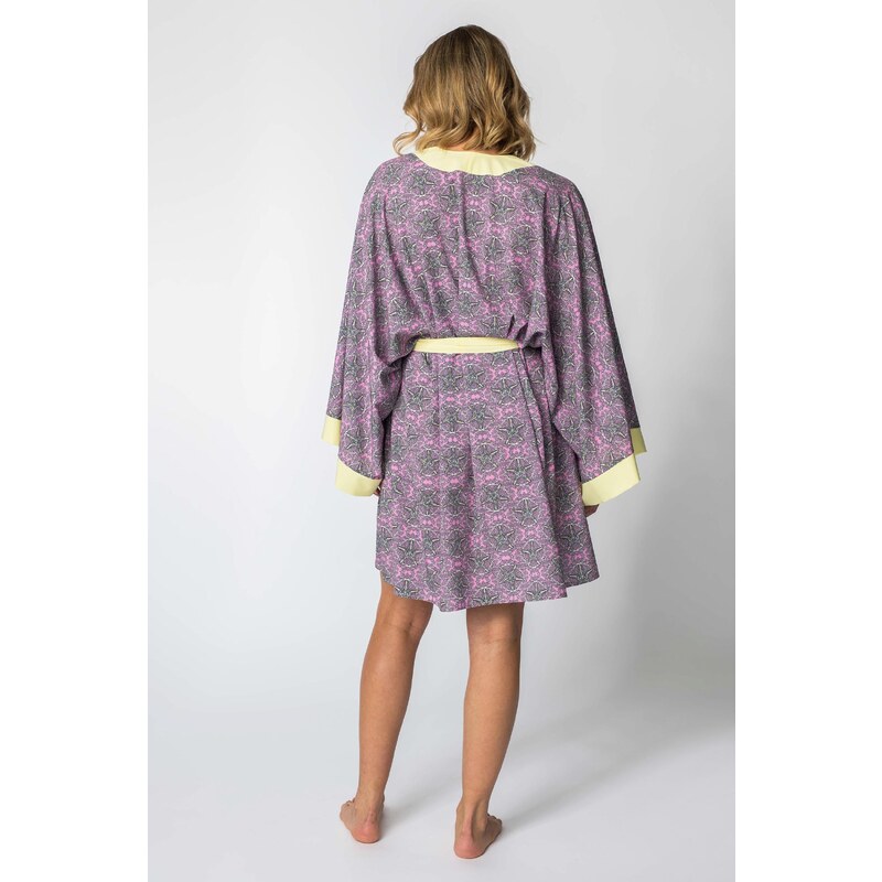 LaLupa Woman's Cover Up Kimono LA107