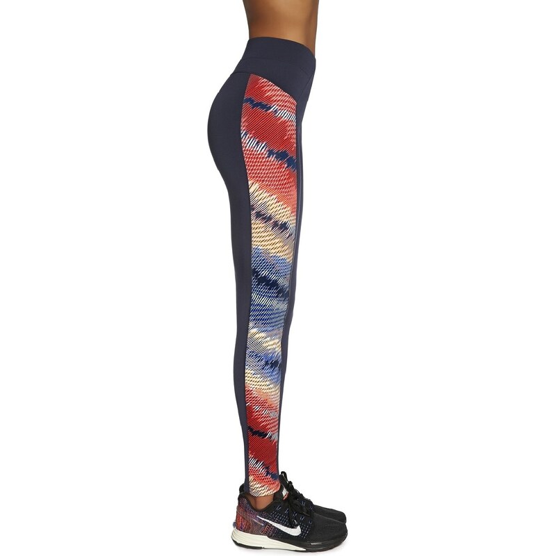 Bas Bleu RAINBOW leggings with colourful stripes and stitching