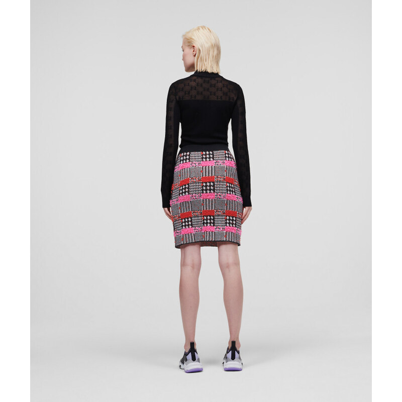 SUKNĚ KARL LAGERFELD BOUCLE SKIRT