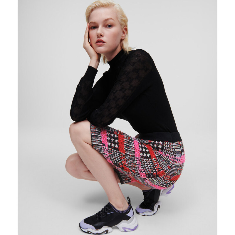 SUKNĚ KARL LAGERFELD BOUCLE SKIRT