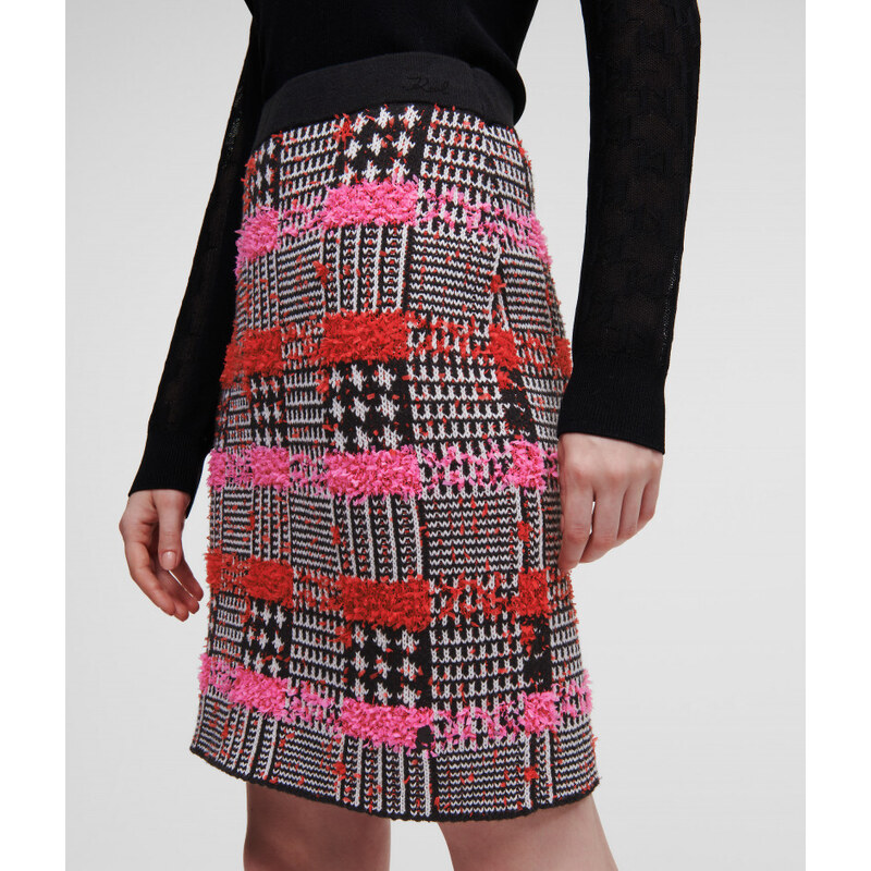 SUKNĚ KARL LAGERFELD BOUCLE SKIRT