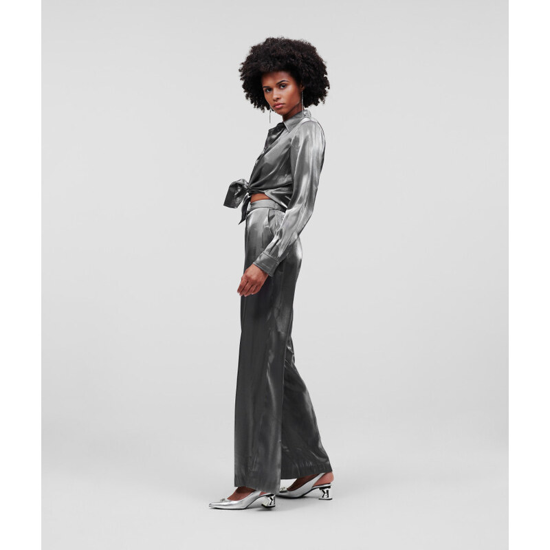 OVERAL KARL LAGERFELD IRIDESCENT EVENING JUMPSUIT