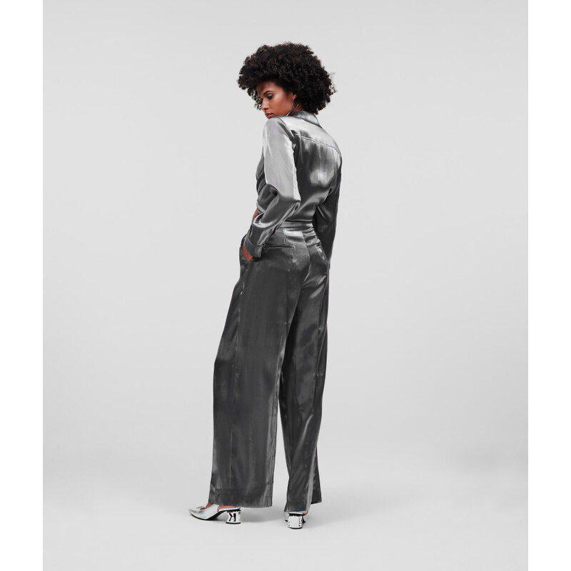 OVERAL KARL LAGERFELD IRIDESCENT EVENING JUMPSUIT