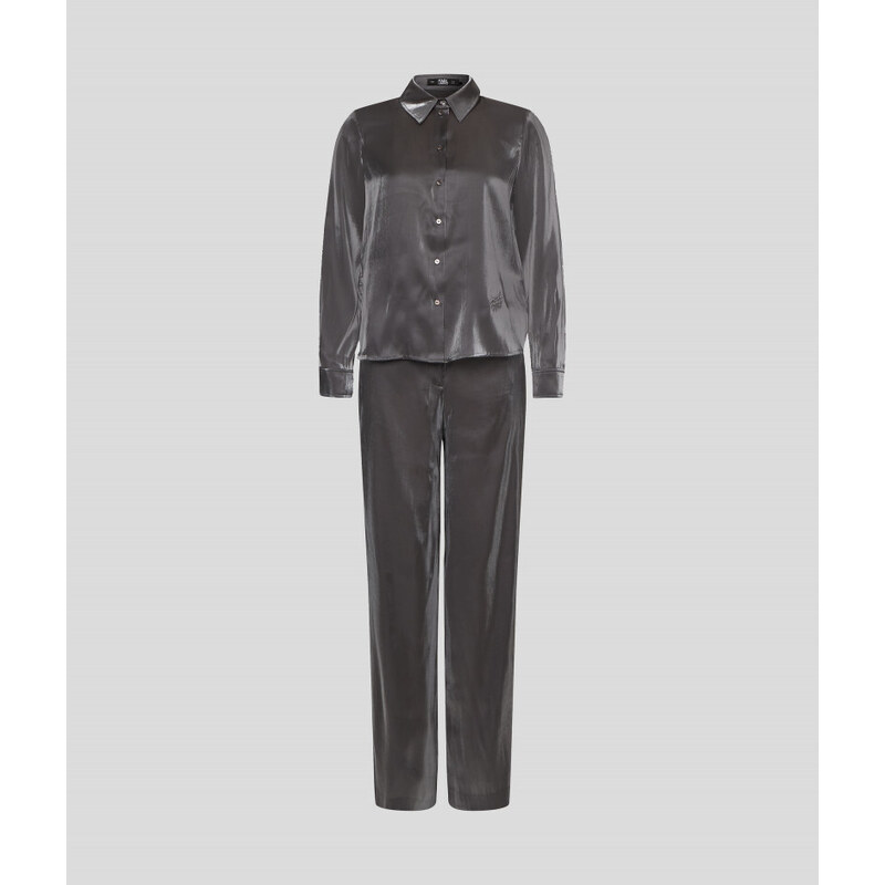 OVERAL KARL LAGERFELD IRIDESCENT EVENING JUMPSUIT