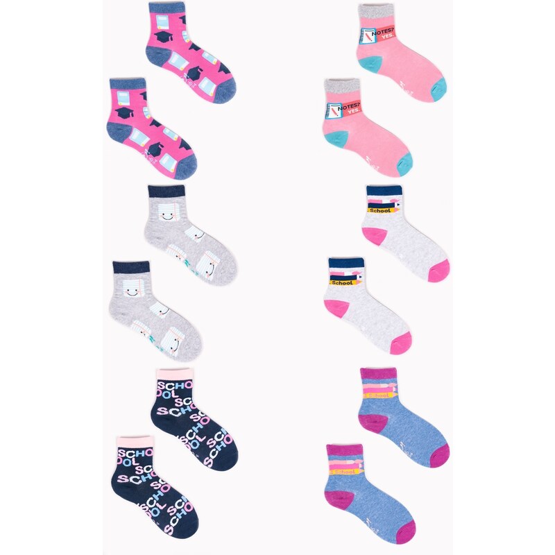 Yoclub Kids's 6Pack Socks SKA-0037G-AA00