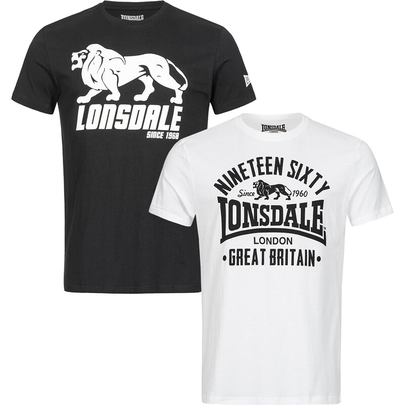 Pánský set Lonsdale 114063-White/Black