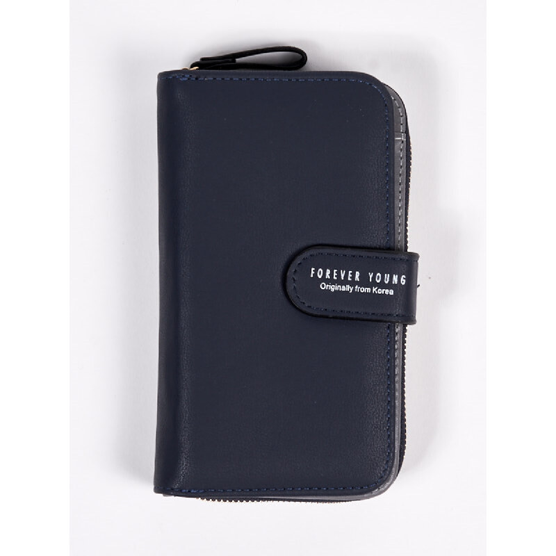 Navy blue women's wallet Shelvt