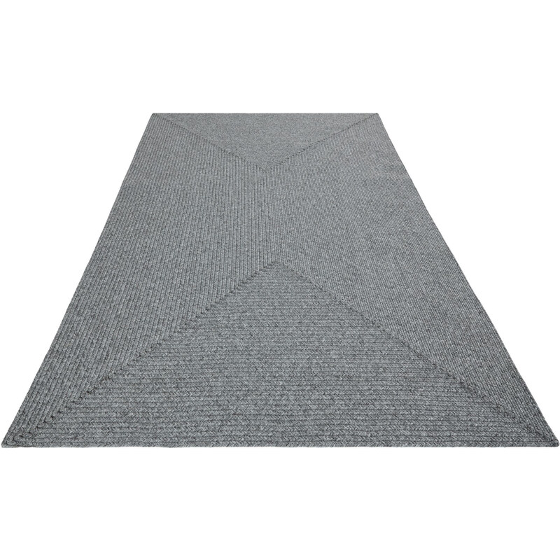 NORTHRUGS - Hanse Home koberce Kusový koberec Braided 105551 Light Grey – na ven i na doma - 80x150 cm