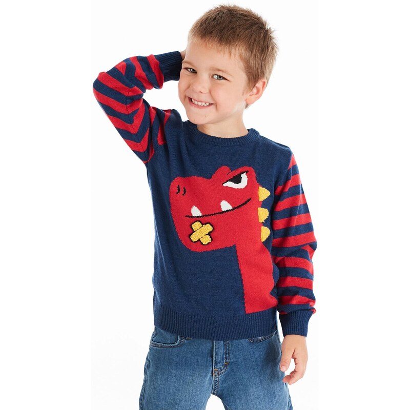 Denokids The mischievous Dino Boy Sweater