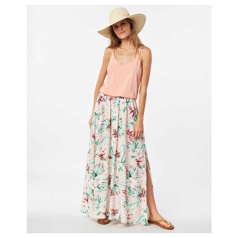 šaty Rip Curl MAXI DRESS PAPEETE Light Pink