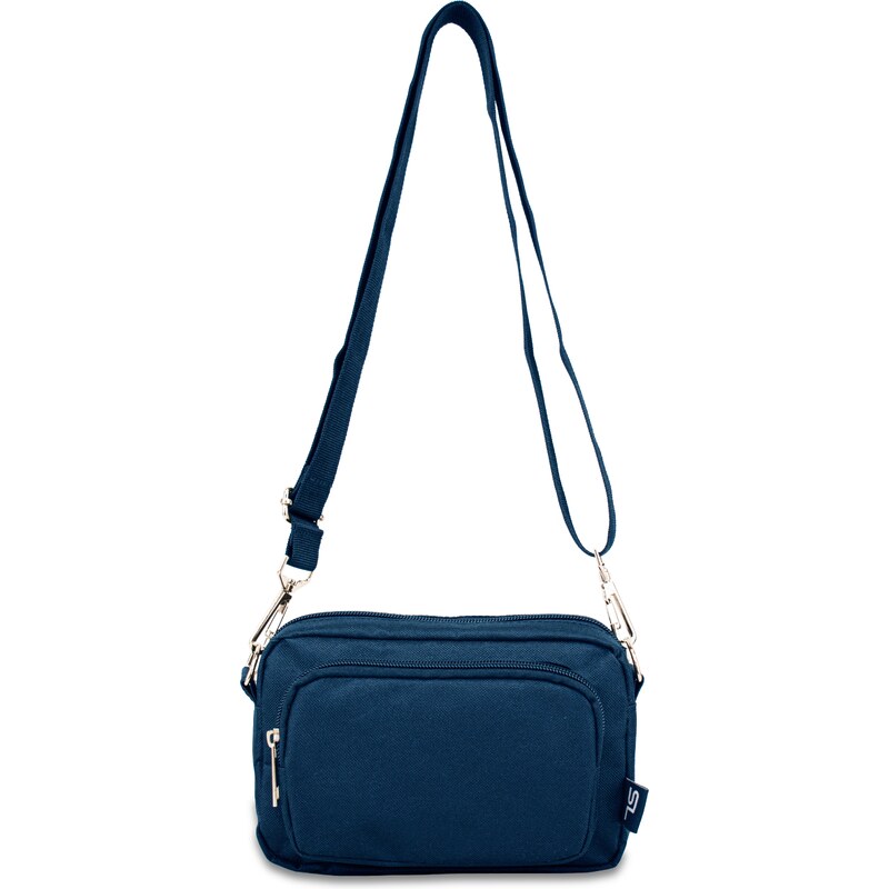 Semiline Unisex's Waist Bag L2044-2 Navy Blue