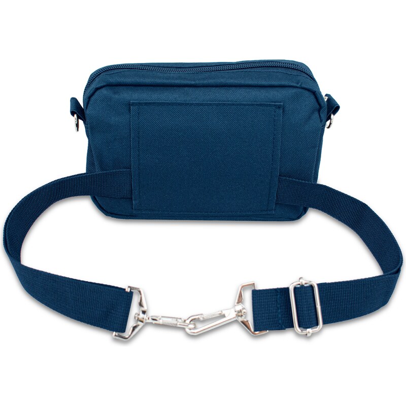 Semiline Unisex's Waist Bag L2044-2 Navy Blue