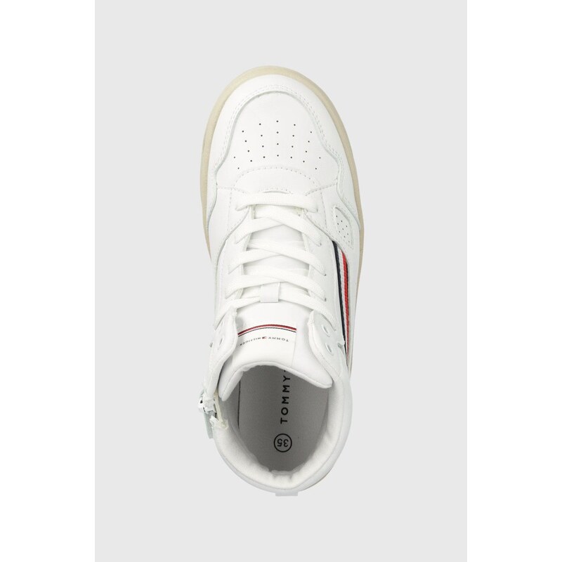 Dětské sneakers boty Tommy Hilfiger bílá barva