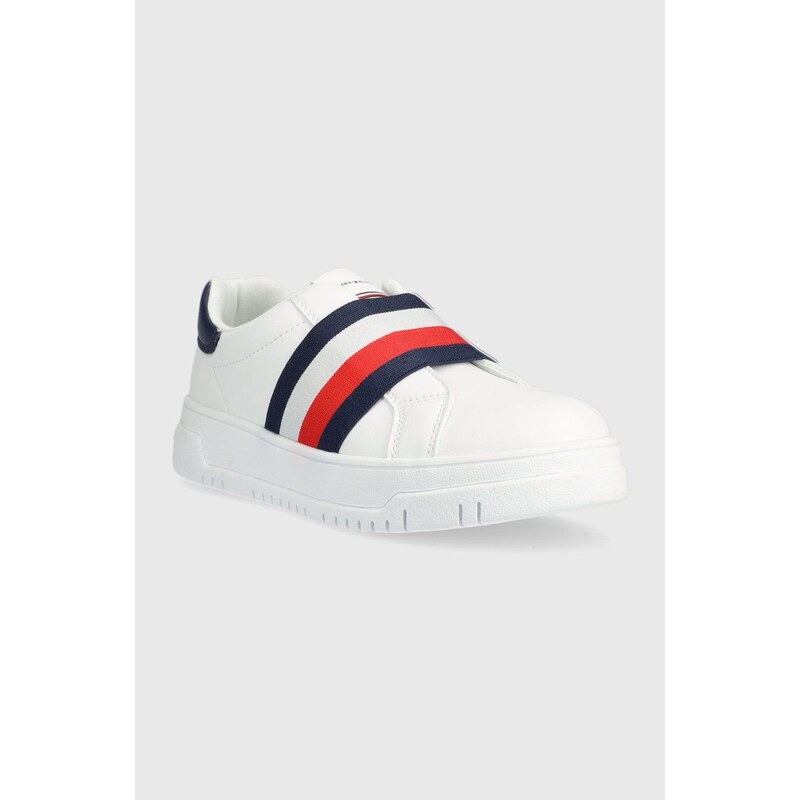 Dětské sneakers boty Tommy Hilfiger bílá barva