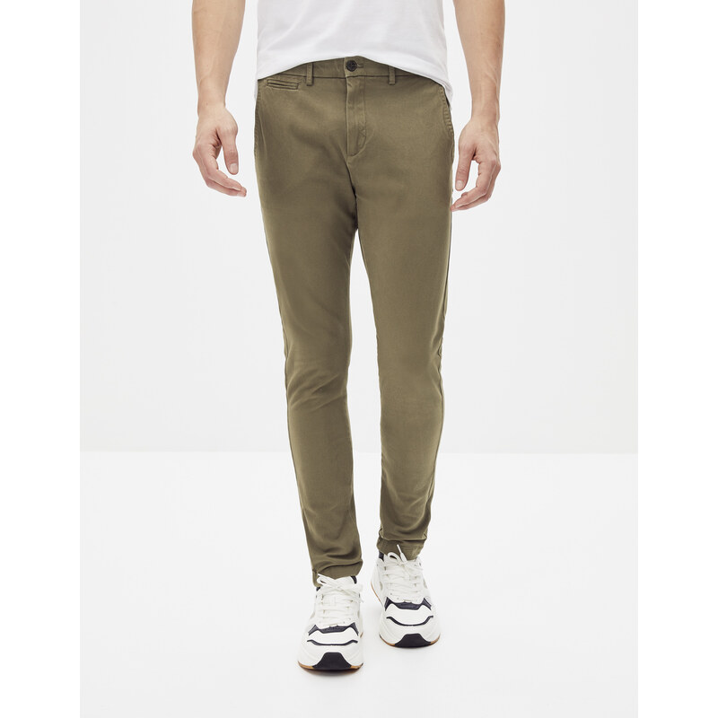 Celio Kalhoty Pobobby chino bi-stretch - Pánské