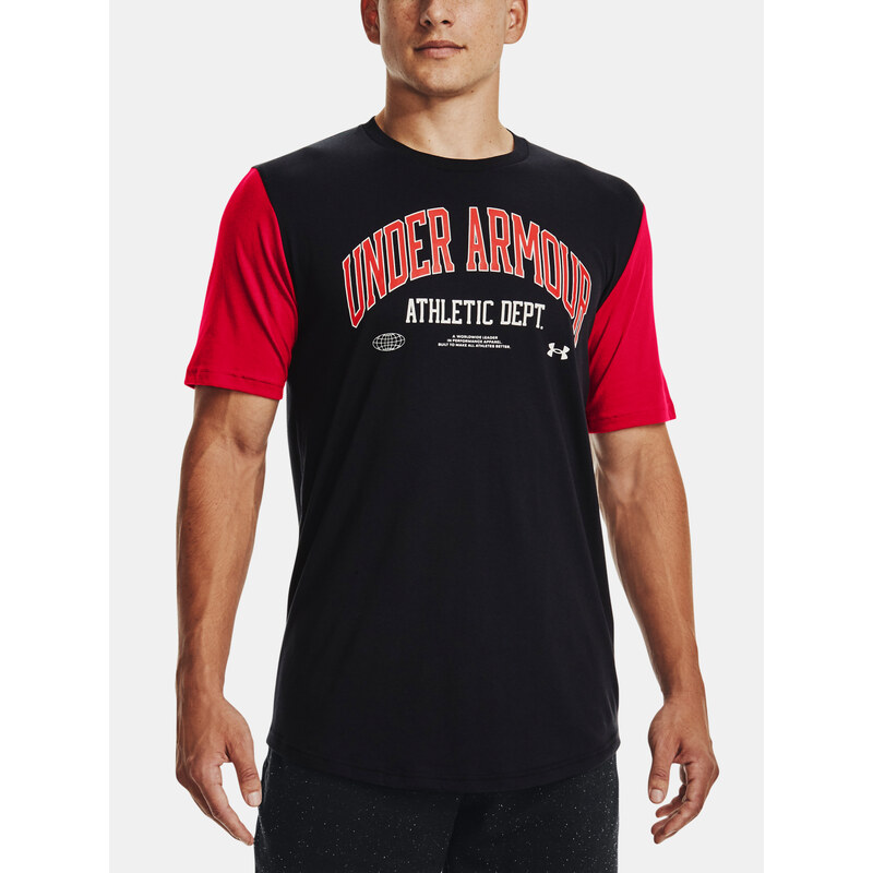 Under Armour Tričko UA ATH DEPT CLRBLK SS-BLK - Pánské