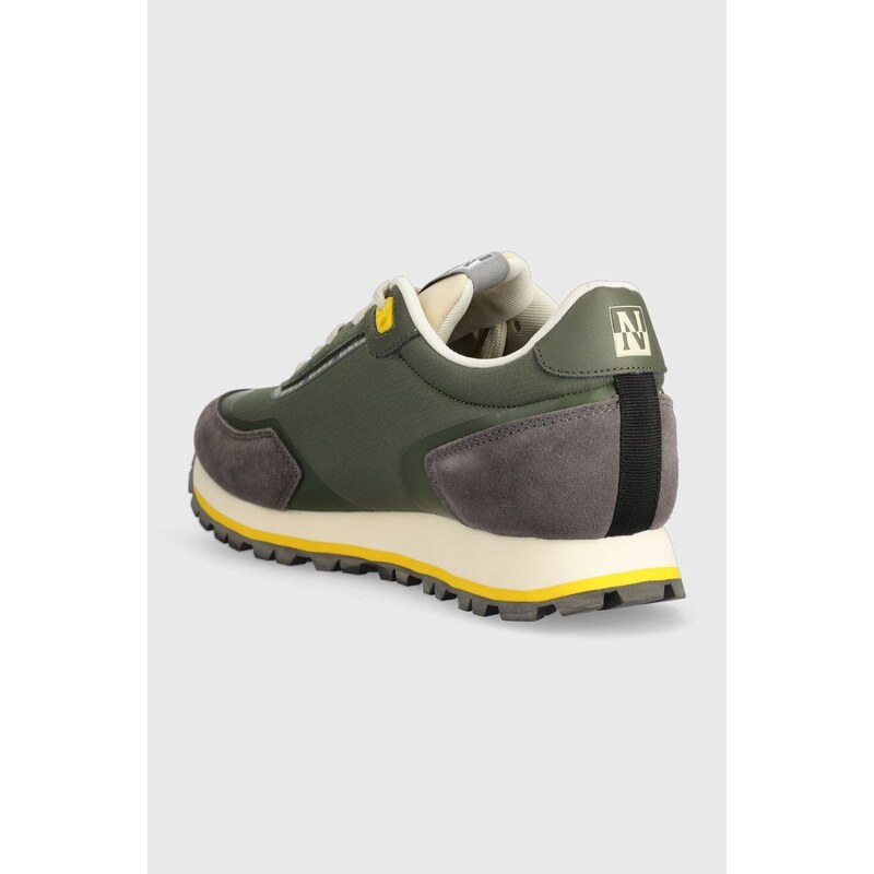 Sneakers boty Napapijri Lotus zelená barva, NP0A4HLG.GAE