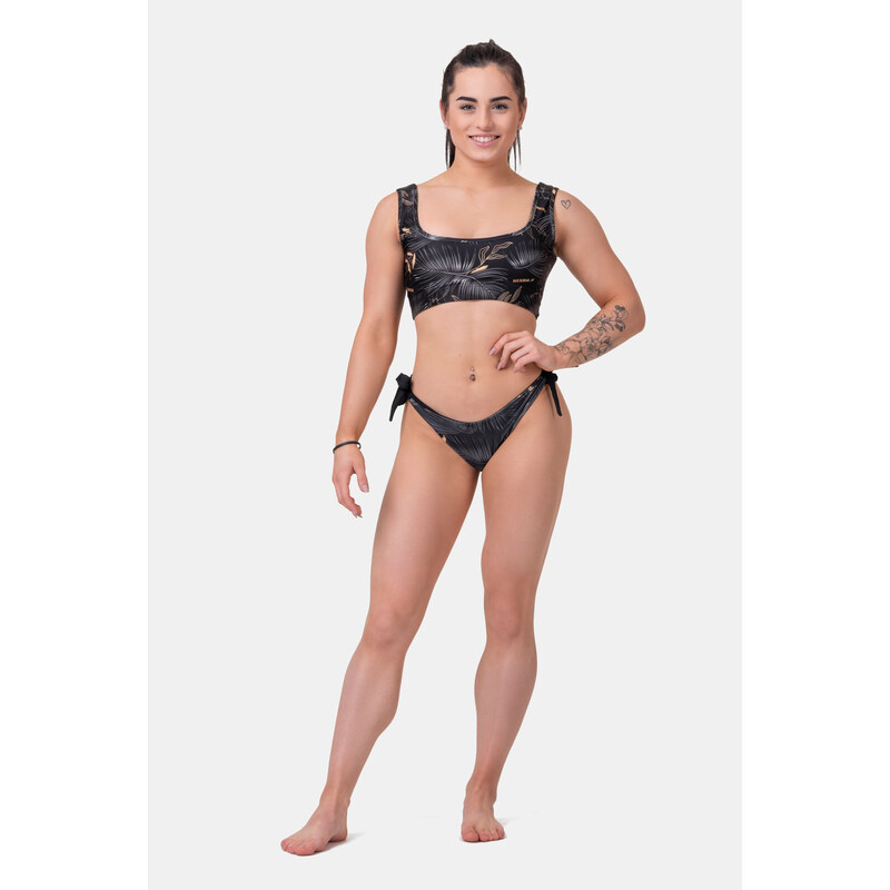 Nebbia Bikini Active Black - vrchní díl 554 volcanic black S