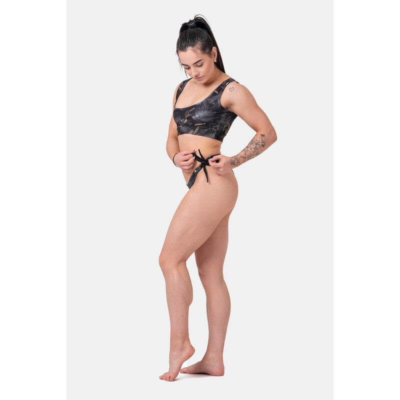 Nebbia Bikini Active Black - vrchní díl 554 volcanic black S