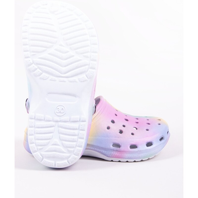 Yoclub Kids's Girls Crocs Shoes Slip-On Sandals OCR-0044G-9900