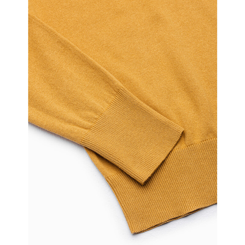 Ombre Clothing Pánský svetr - hořčicová E187