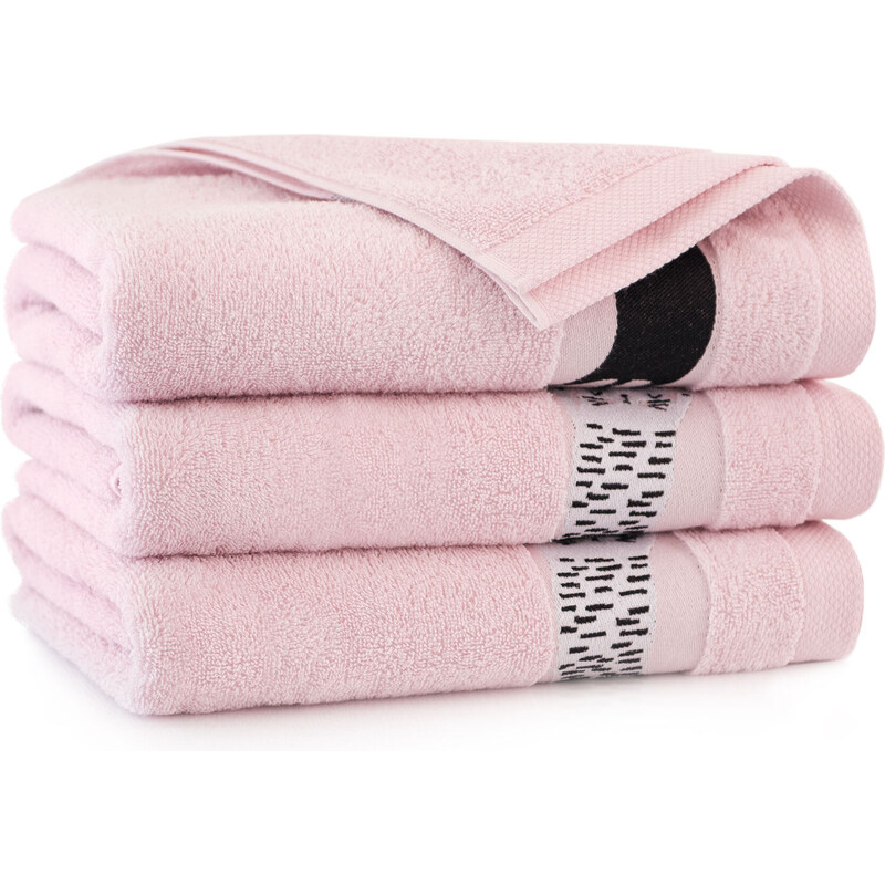 Zwoltex Kids's Towel Koty Pink/Pattern