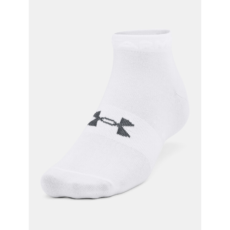 Under Armour Ponožky UA Essential Low Cut 3Pk-WHT - unisex 64951064