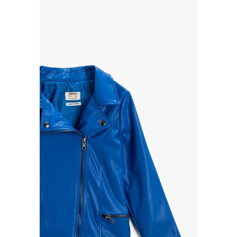 Koton Girls' Saxe Blue Jacket